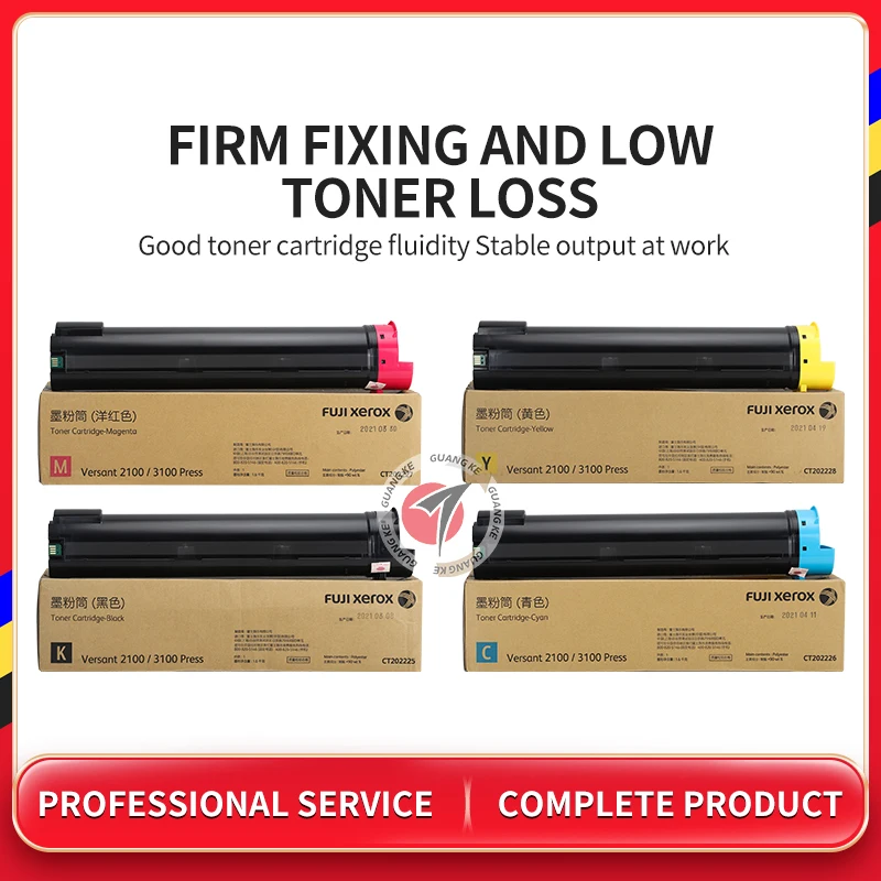 Original Asia Version Toner  CT202225 CT202226 CT202227 CT202228 For Xerox Versant 3100 2100 Toner Cartridge