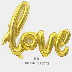 2021 New Product Wedding and Valentine Decoration Love Helium Foil Globos Balloons