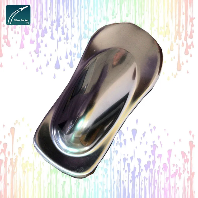 Silver chrome coating mirror chrome effect pigment metallic aluminum pigment for automotive paint