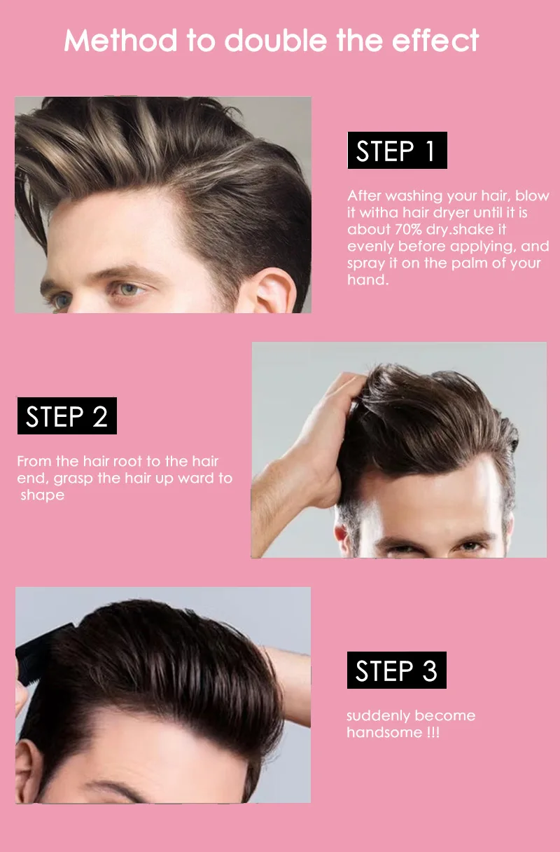 In Stock Salon Use PANDLA Hair Styling Products Long-lasting Herbal Mousse Foam