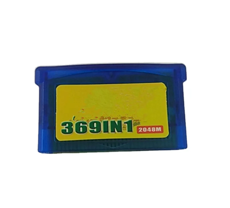 Высококачественная 369 в 1 игровая карта для GBA Карта