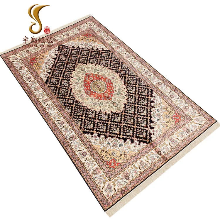 Yuxiang 6*9 ft Hand Knotted Persian Carpet Hand Made Silk Carpet Persian Rug Online