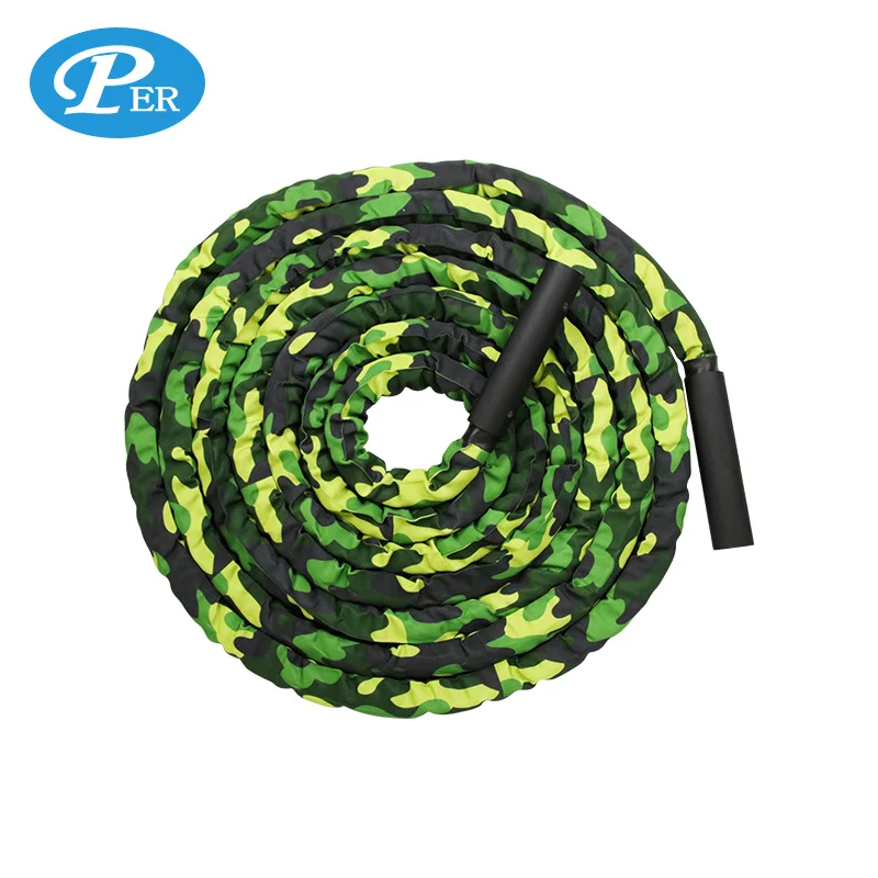 Обновленные прочные тросы для тренировок с камуфляжным рукавом боевой трос Камуфляжный цвет боевой трос с тканевым рукавом