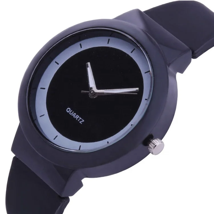 
Factory Direct Sale Women Modern Stylish Silicone Wristband Quartz Watch 