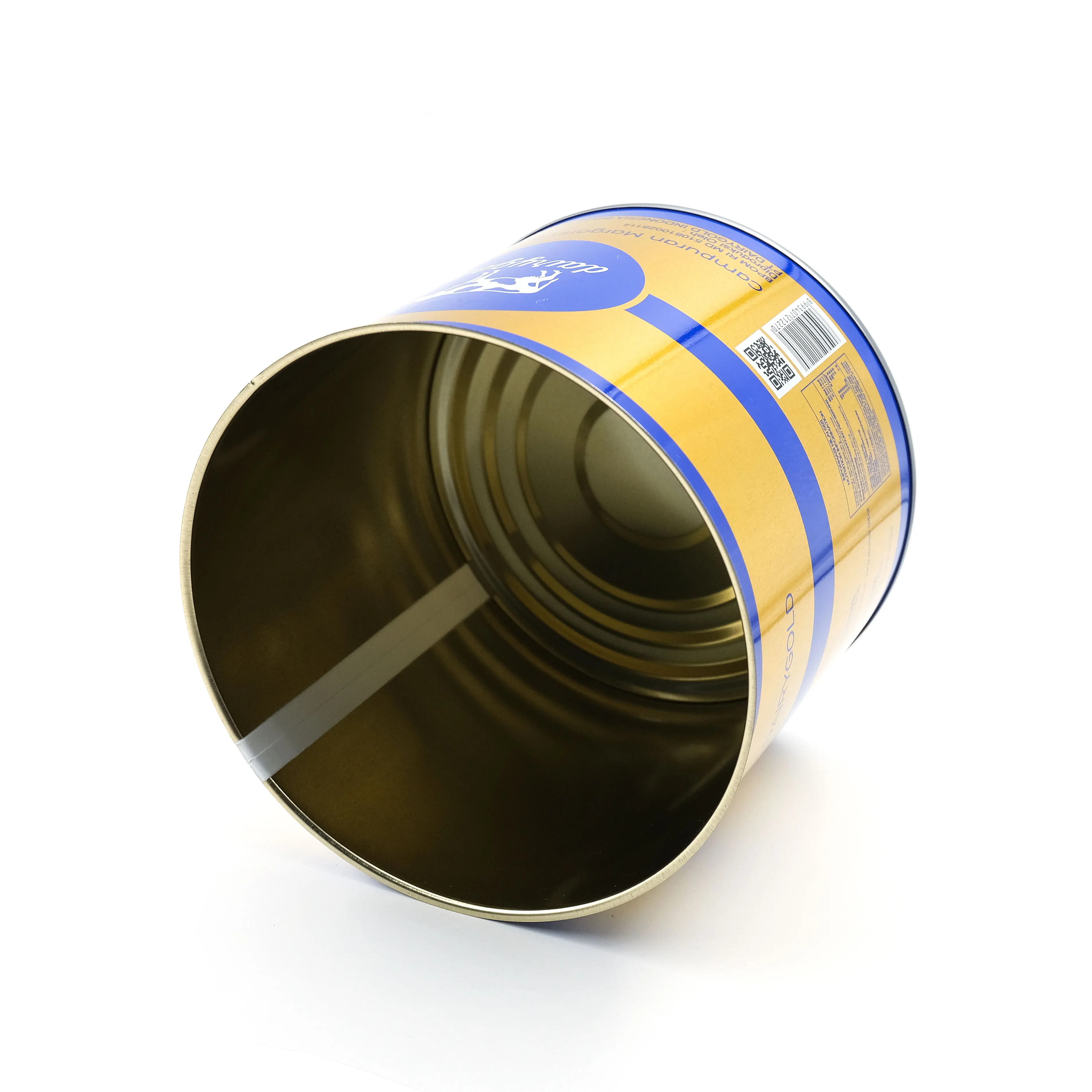 15135# 2kg China Factory Large Capacity Empty Round Tin Can With EOE Lid For Food Canning