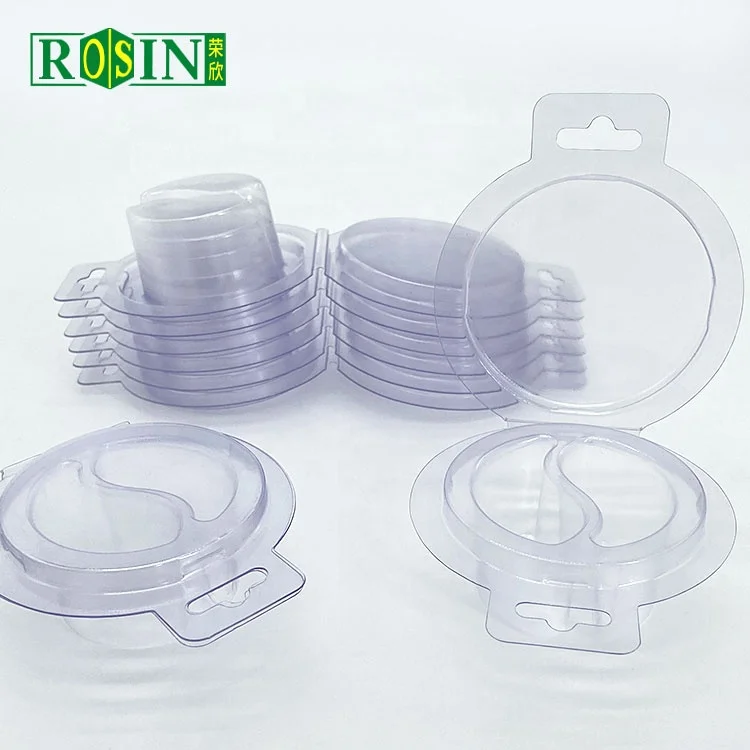 Custom 1 & 12 Snap Bar wax melts clamshell packaging plastic wax melts plastic blister for candle wax melt packaging