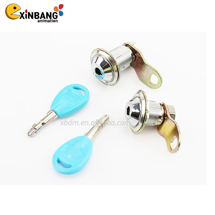 sale High quality game machine door lock, Cylindrical key lock safety zinc alloy die casting key similar metal