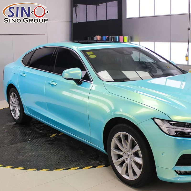 MC-05 High Quality PVC Film Waterproof Super Gloss Auto Vinyl Light Pink Mystic Coral Wrapping  Sticker Car Wrap Vinyl Roll