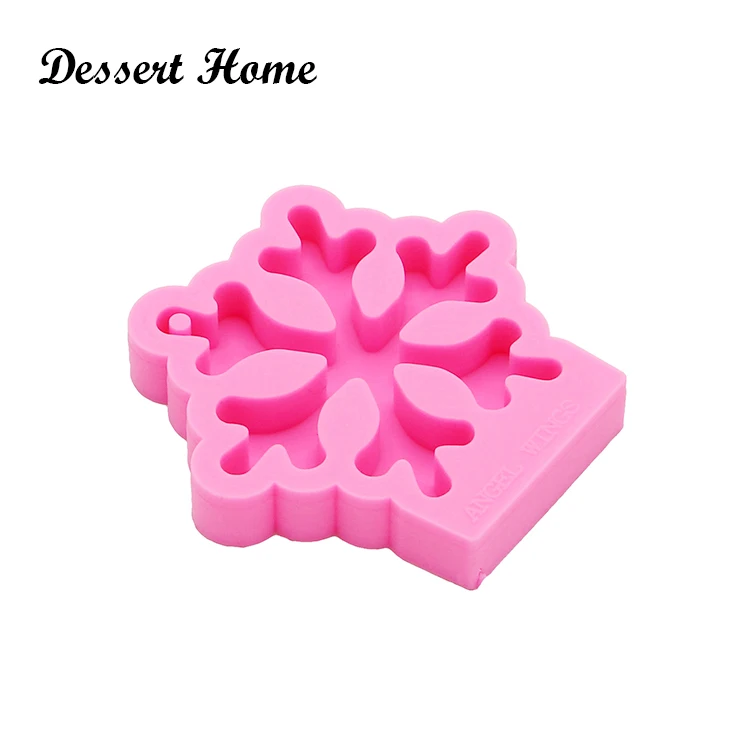 DY0132 Shiny Christmas Tree Snowflake Bell Silicone Mold Cake Decoration Fondant Sugarcraft Tools Silicone Mould Gumpaste Candy