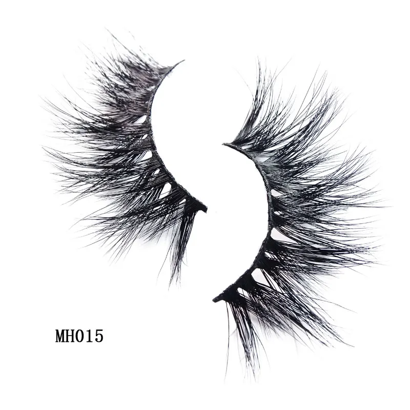 
2020 newly wholesale 3d top mink 25mm eyelash oem lashes strip custom packaging case vendors for makeup 