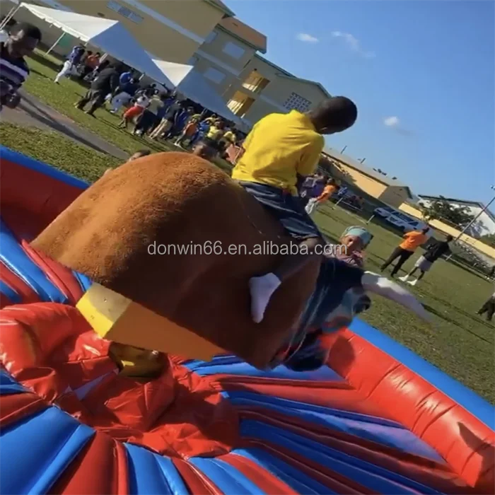 Commercial Crazy Sport Game Mecnic Bull Inflatable Mecanic Bull Rodeo Trade Inflatable Rodeo Bull Ride Mechanical Rodeo Games
