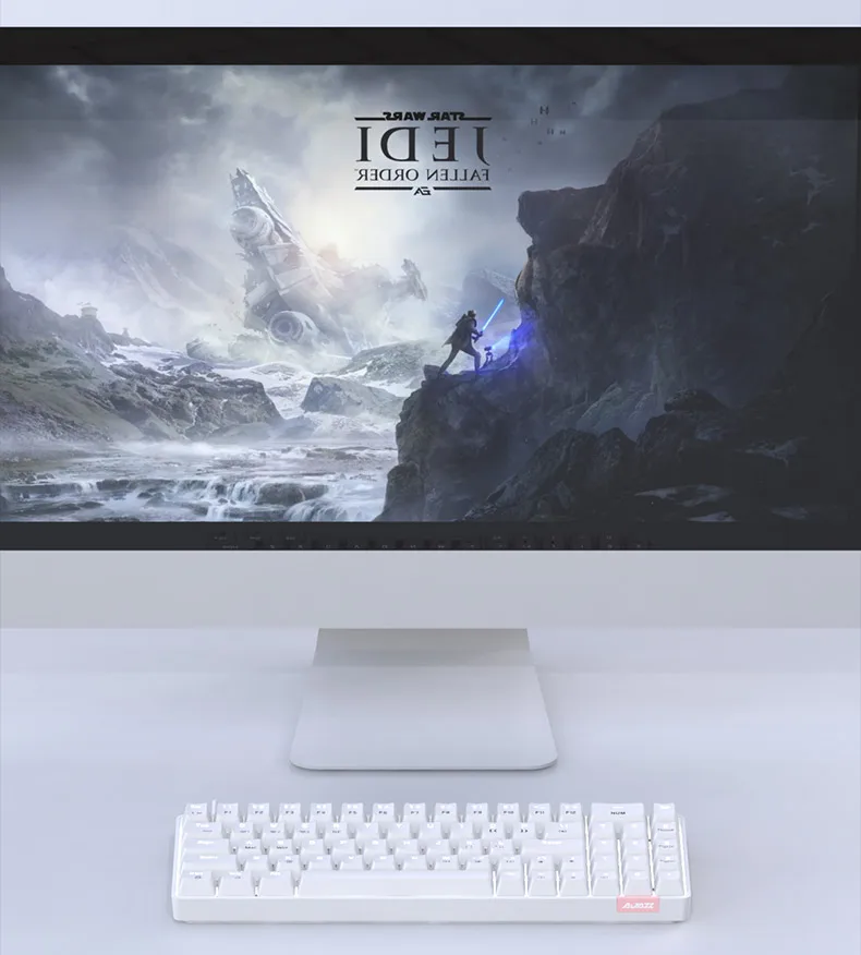 Ajazz AK692 Ultra Compact 60% Form Factor Triple Mode Hot Swap - Mechanical Gaming Keyboard ABS Keycaps RGB Backlit