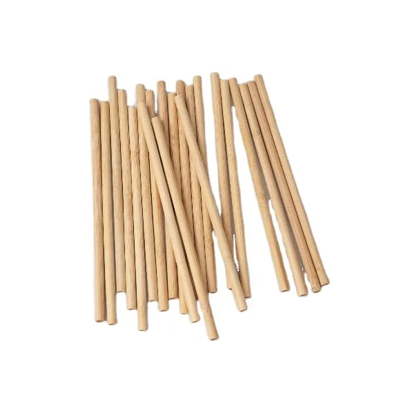 Wholesale custom logo reusable eco-friendly drinking bamboo straw