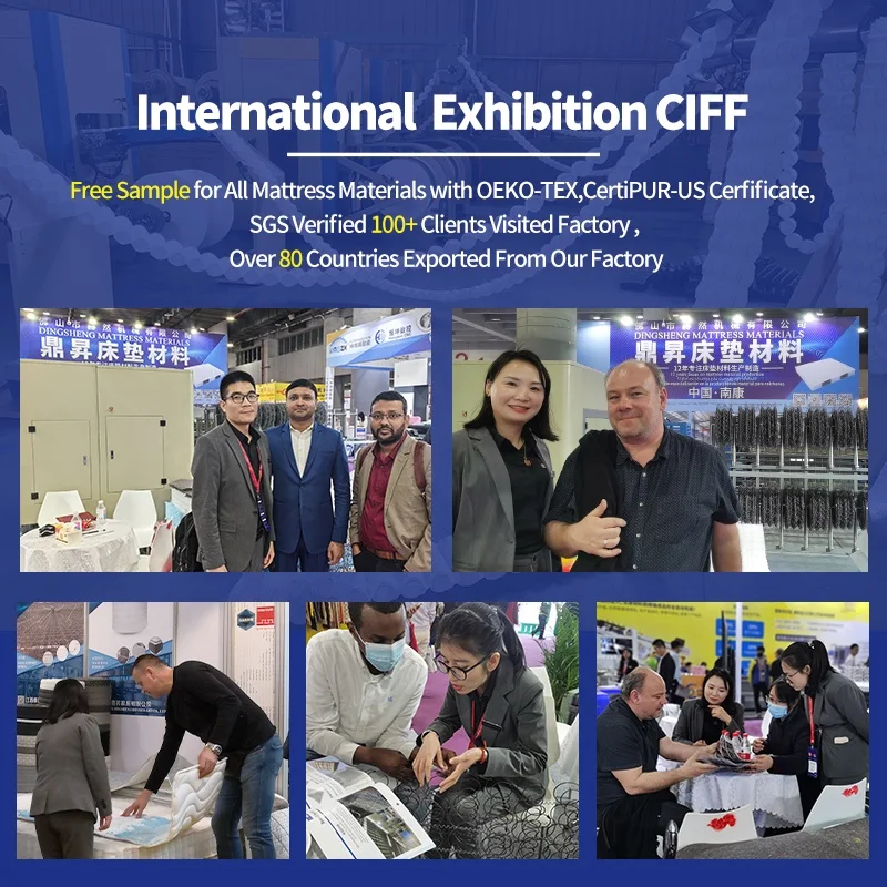 3 zone high quality pocket spring cotton for mattress innerspring