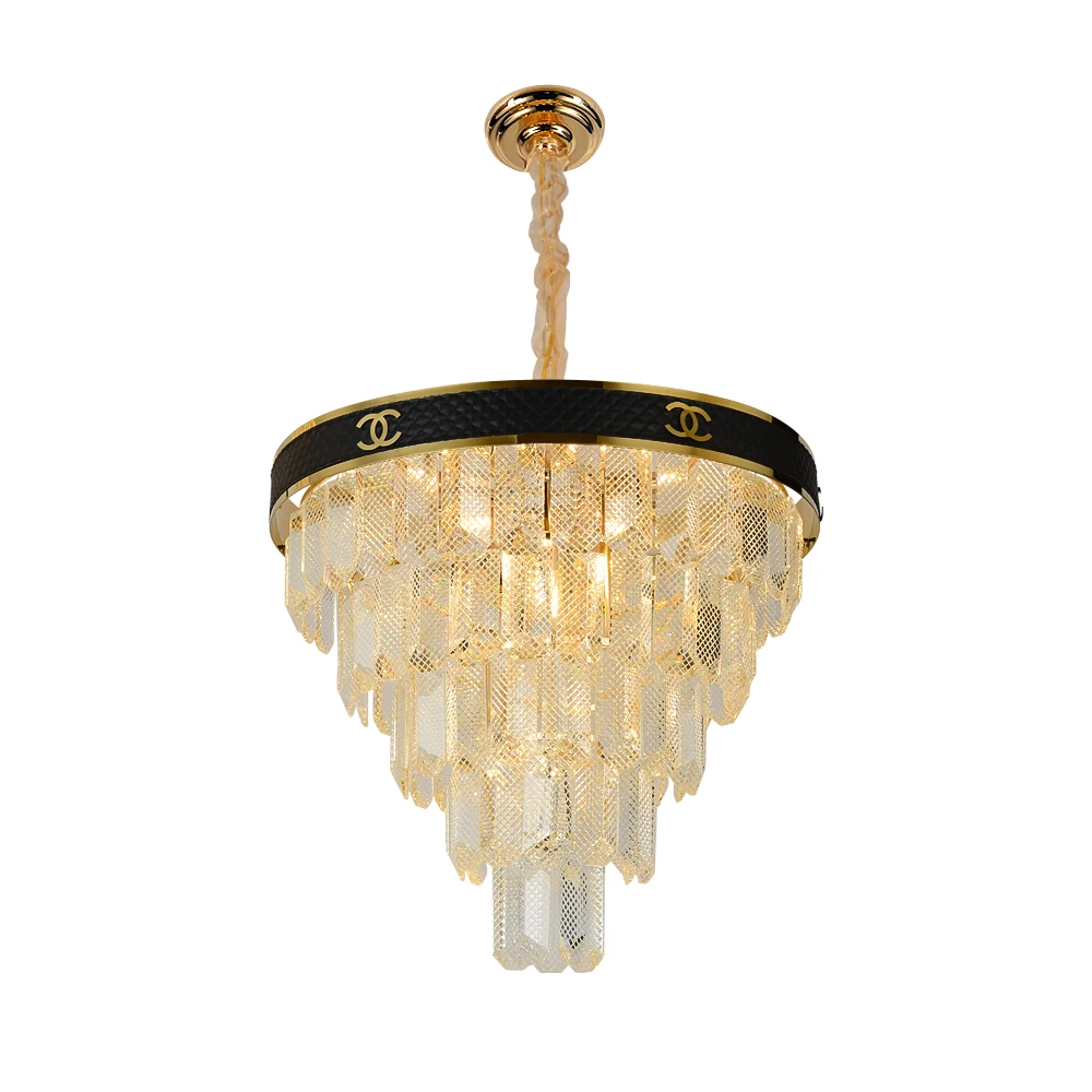 Crystal new chandeliers & pendant lights  new  design home living room hotel lobby large bulb light 9341-600