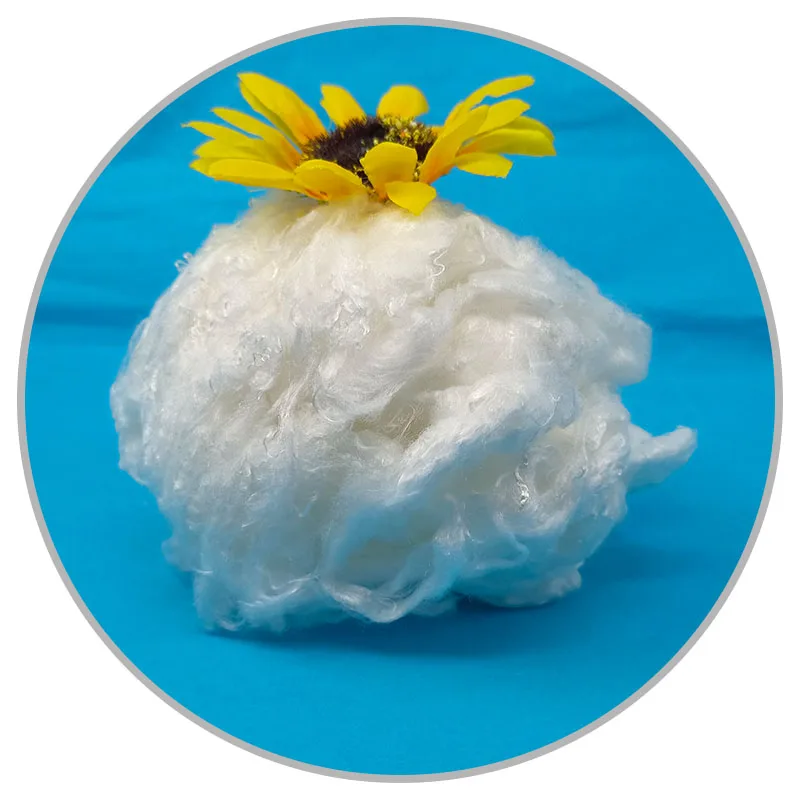 natural biodegradable 1.2d 38mm bamboo fiber for spinning and nonwoven