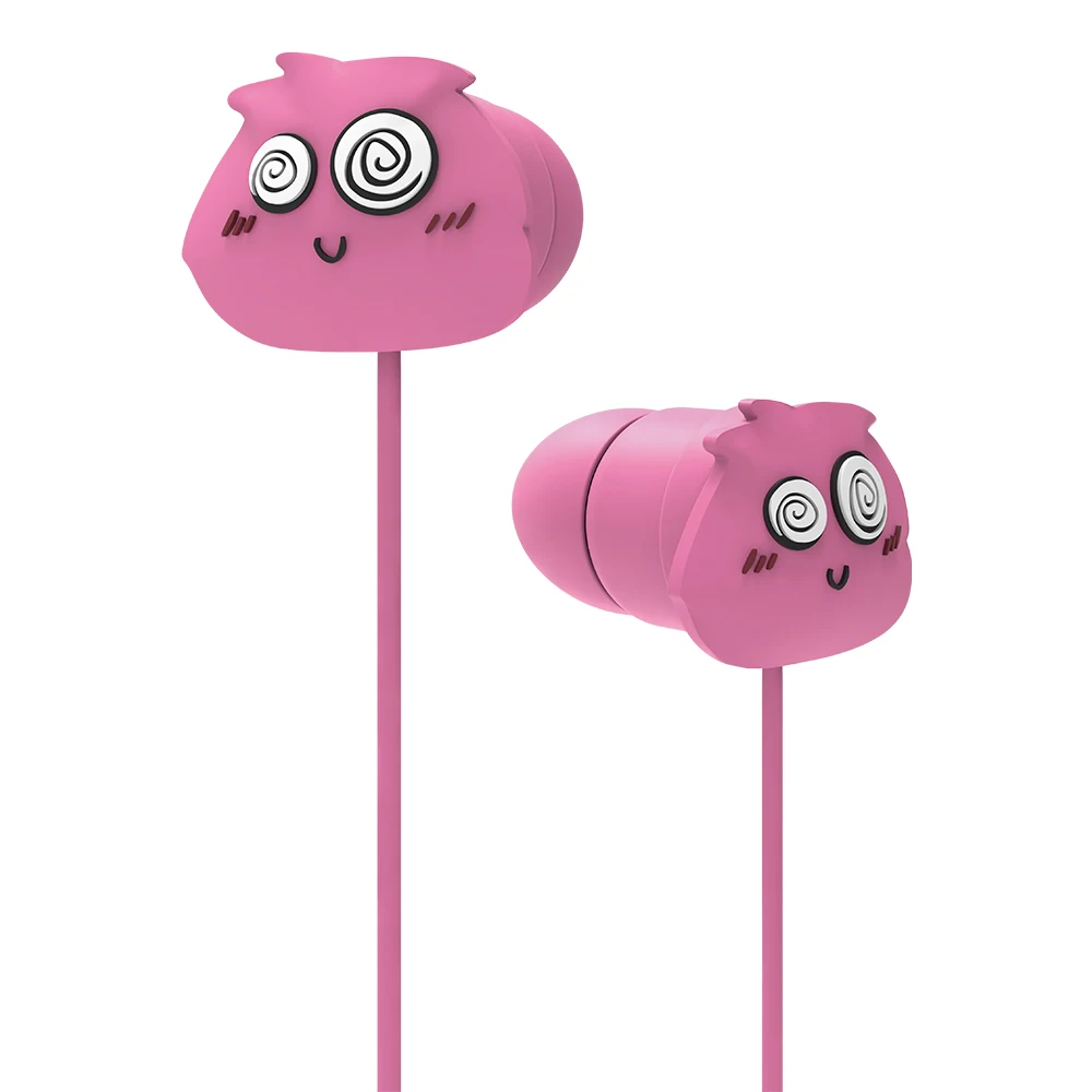 2022 guangdong electronic product cute earphone for girls cartoon kids wired headphones with microphone