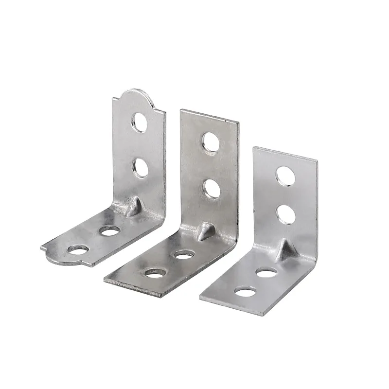 OEM ODM Custom Stainless Steel Angle Corner Metal Mounting Bracket 90 degree steel corner bracket corner bracket for wood