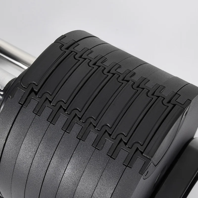 
Low price Customizable 36kg/80lb portable adjustable dumbbell set Cast Steel use for home fitness 