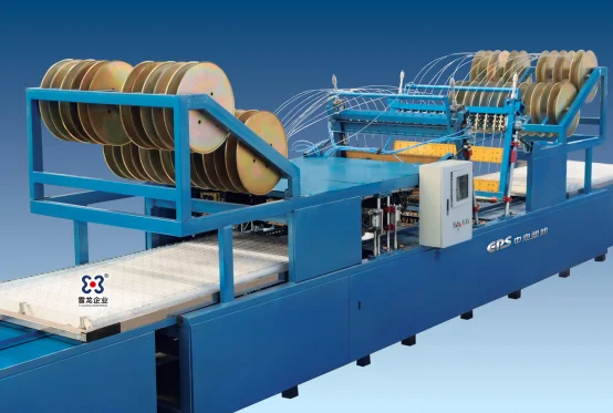 
3D panel machinery , sandwich EPS wall panel production line ,pour cement into the wall panel 