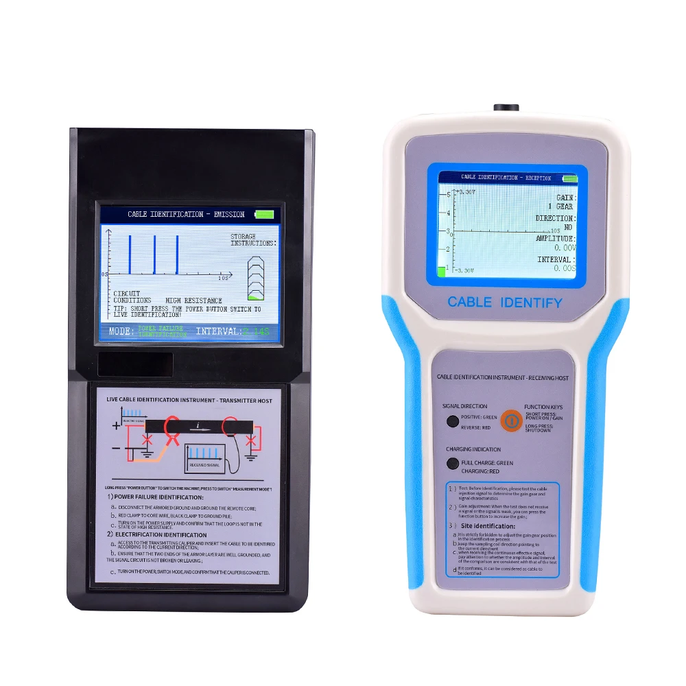B HTDS-V Underground Cable Tracker cable identifier live line cable analyzer