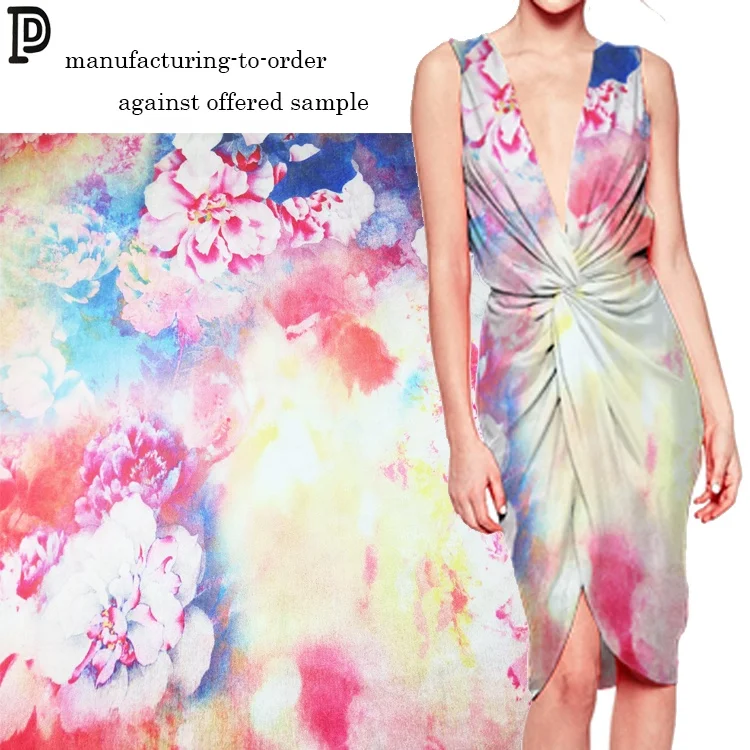High Quality Polyester Korean Velvet Velvet Digital Printing Fabric