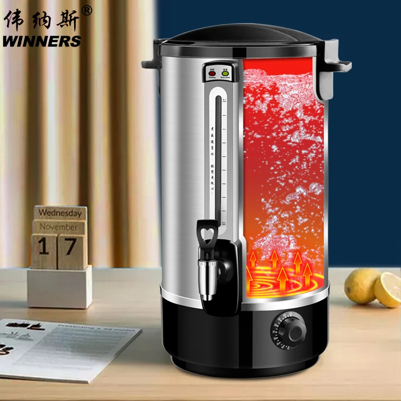 desktop electric water kettle hot tea dispenser with tea filter coffee urn with infuser
