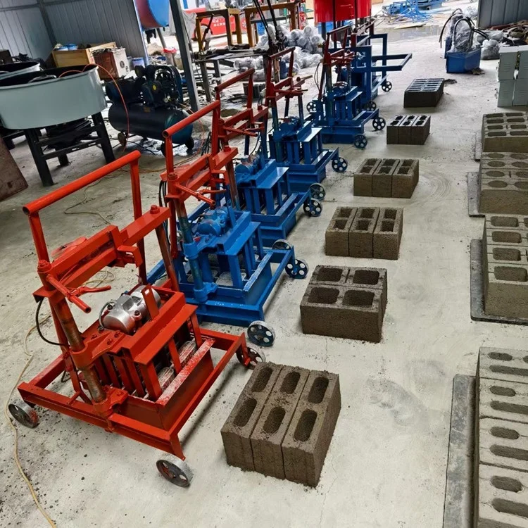 Factory direct sale concrete cement brick making machine manual hollow brick making machinery L2-45