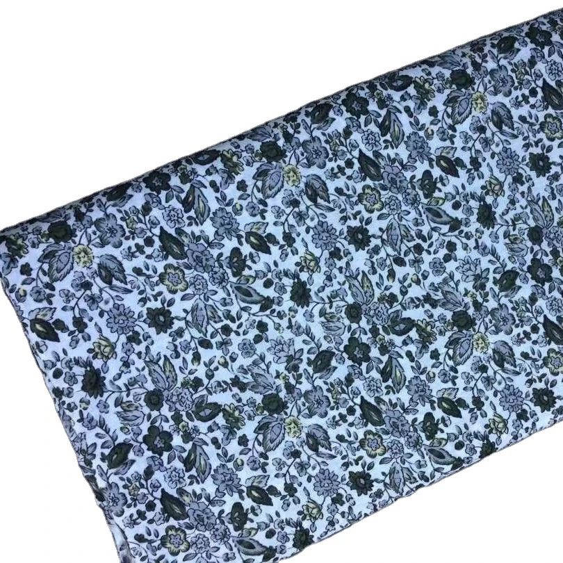 Hot Sale Cotton DIY Clothing Fabric Multicolor Hand Made Printing Fabric Garden Flower Poplin 100% Cotton Fabric