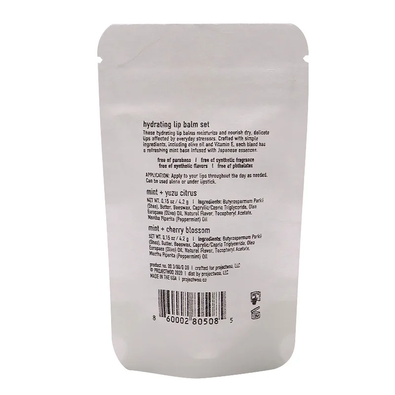 Guangdong factory wholesale hot sale food grade open window cotton paper packaging bags