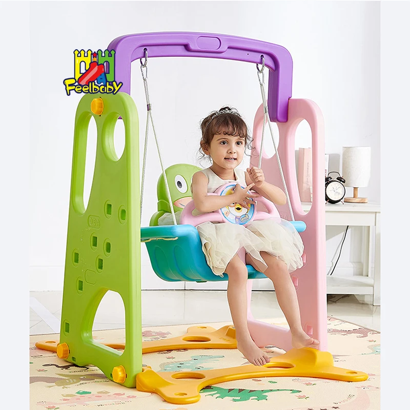 Feelbaby high quality new design indoor plastic baby swing