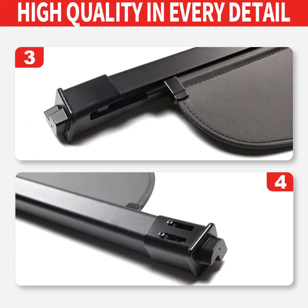 car accessories 2023 2024 OEM ODM Parcel Shelf for Chevrolet Blazer 19-22 Car trunk shield Car luggage cover Bopar Cargo Cover