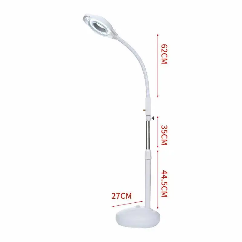 LED cold light tattoo magnifying glass floor mounted acne removal lamp beauty salon