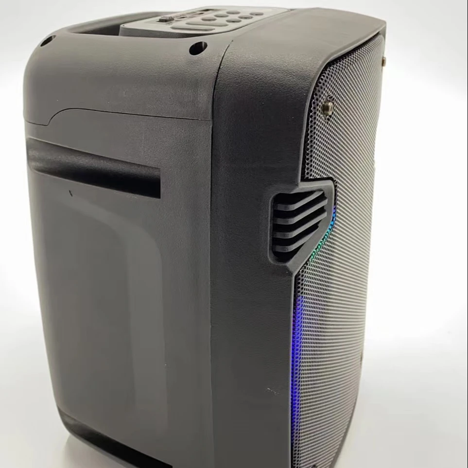 Party Wireless  Blue tooth Colorful LED Light Speaker with TF card USB radio function