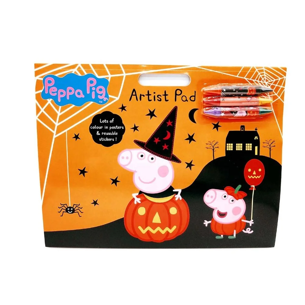 
Custom Fantastic children painting doodling drawing book with color pencil 