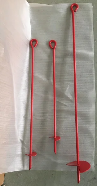 Vietnam Garden Stakes Ground Anchor 15' Heavy Duty Shed Anchor Kit Earth Anchors for Trampoline,any size can be providded