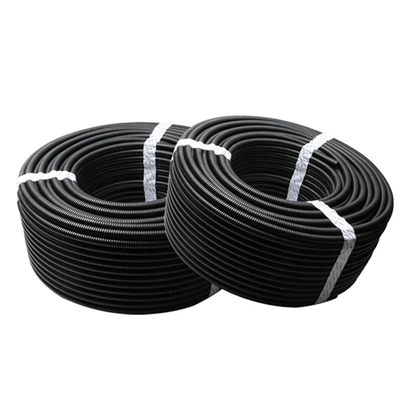 Трубопровод 1/2 сверхмощный гофрированный 3/4 Gi ПВХ 20 мм Черный гофрированный белый  Гофрированные Трубки Ткацкого Станка