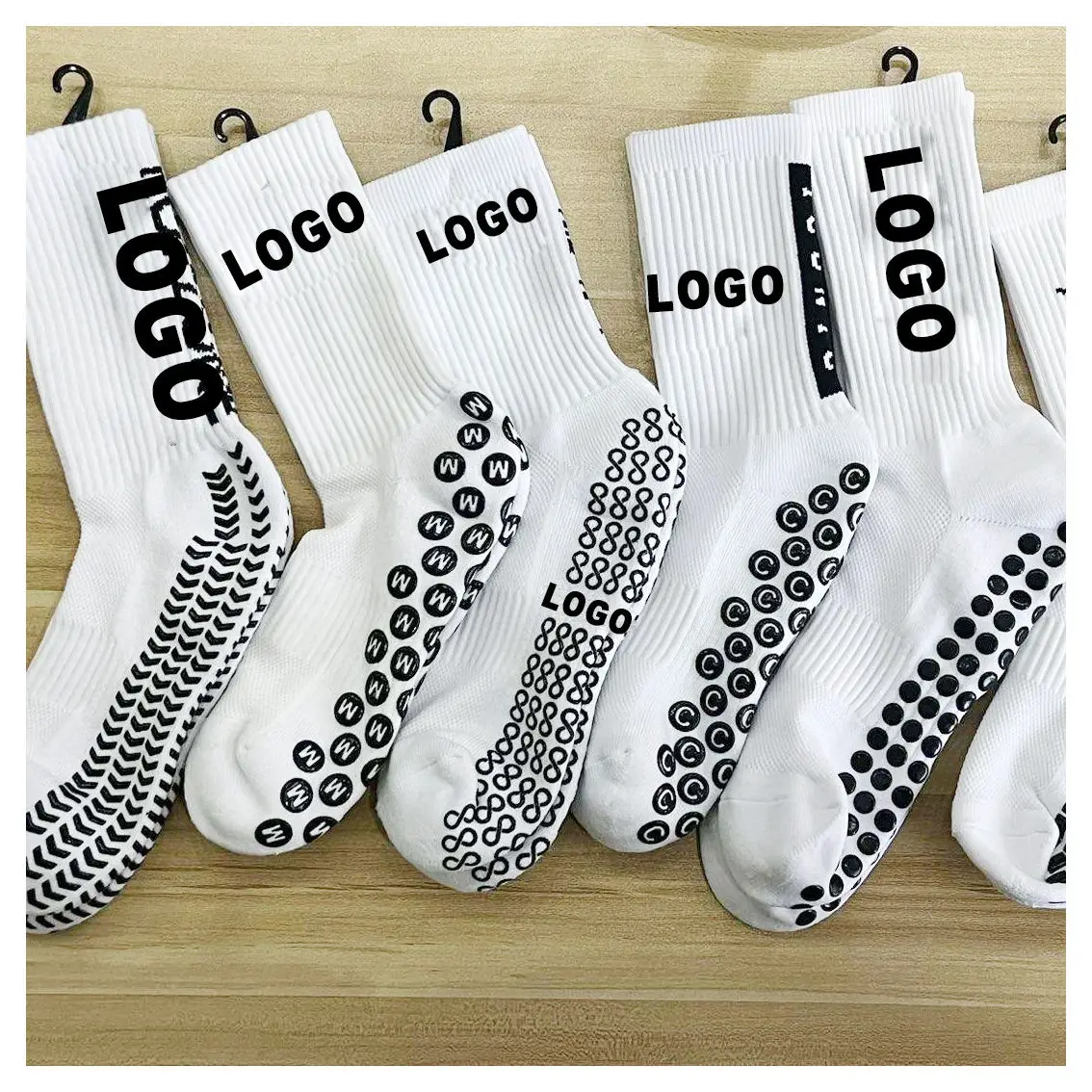 HAD Custom Made Logo Anti Slip Socks for Men Basketball Socks Supplier grip socks soccer