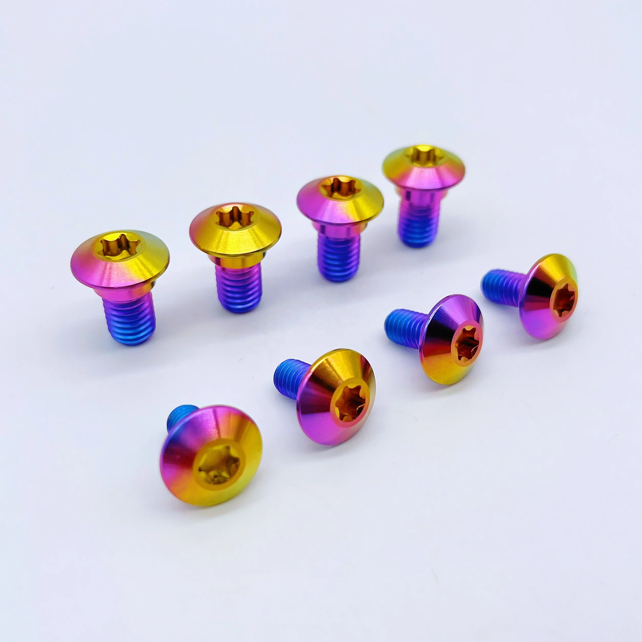 GR5 titanium Front and rear brake disc bolts for KAWASAKI