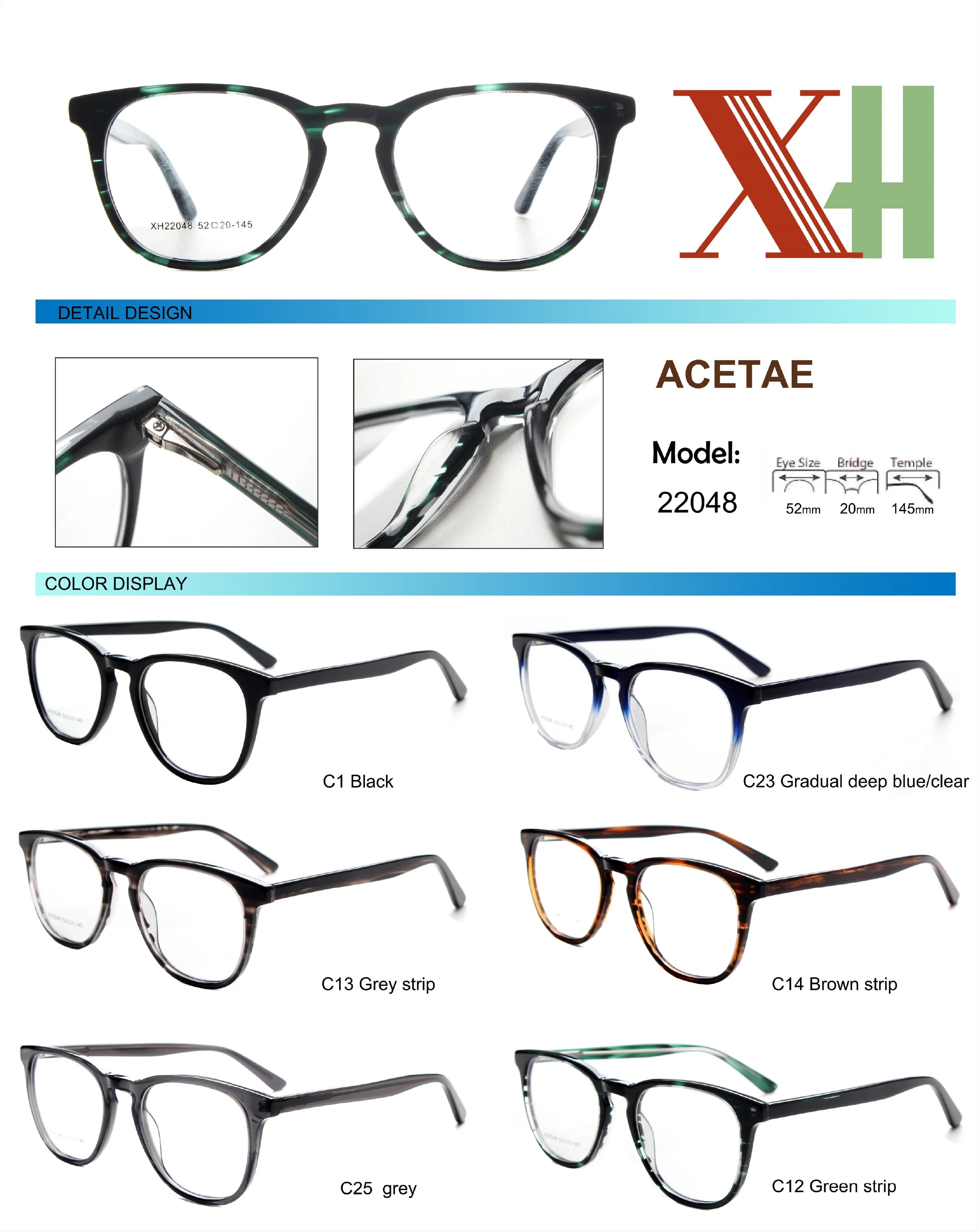 Fashion Cat Eye Glasses Frame Women Clear Myopia Acetate Eyeglasses Frame  Spectacle Optical Eyeglasses Frames Clear Glasses