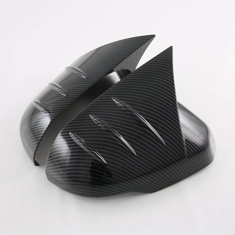 Carbon Color Auto Ox Horn Type Rear View Mirror Cover Protector Trim Body Kit Upgrade Car Accessories For 2023 Honda CR-V