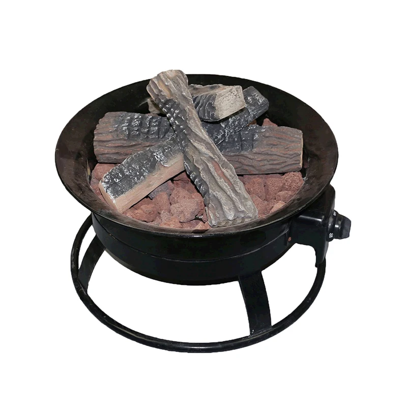 Fireplace Petite firepit Ceramic decorative Wood Gas Fireplace Log Set bonfire campfire