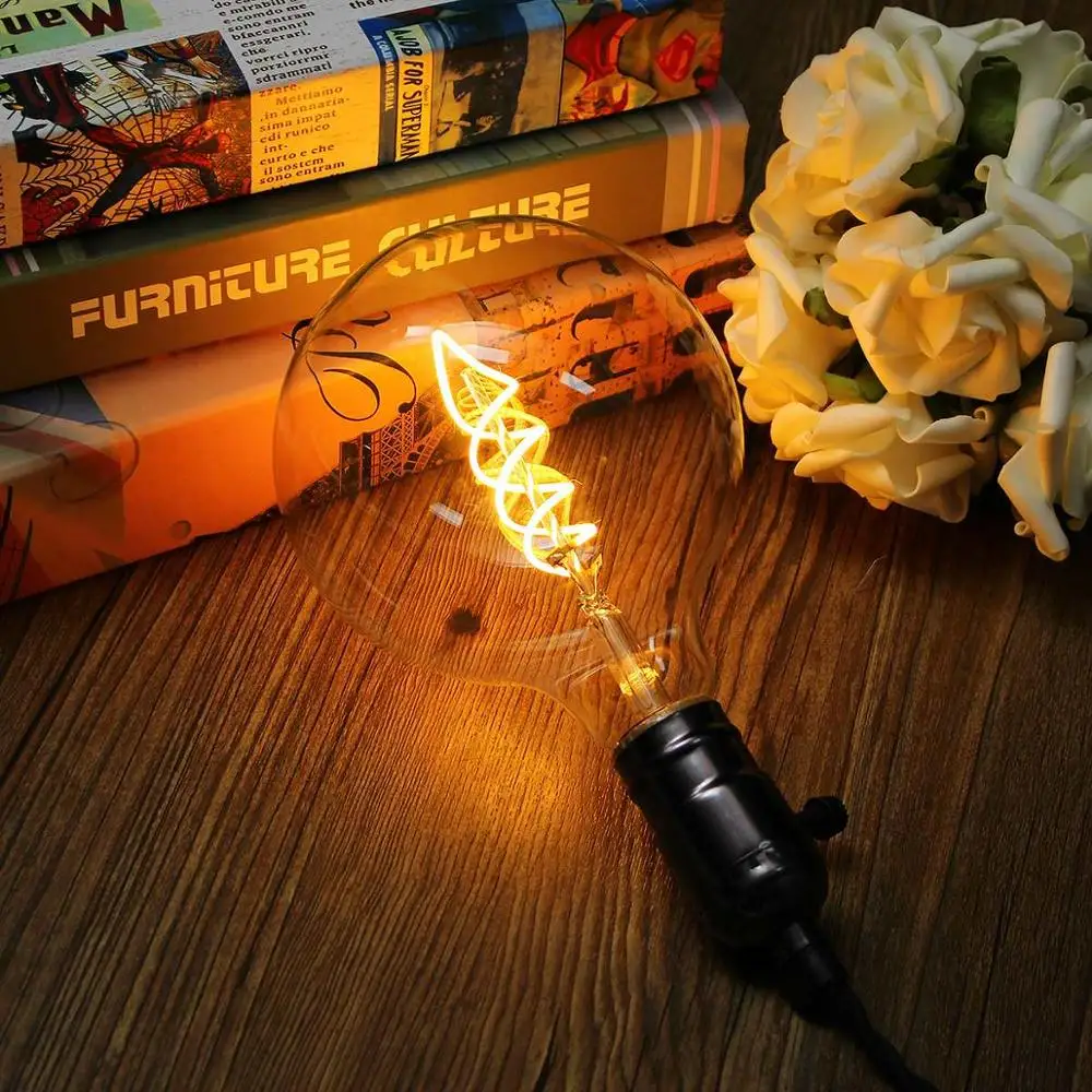 ST64 A60(A19) G80 G95 G125 T185 T225 T300 T45 C35 T10-125  China High Quality t Share Globe Candle led Soft Filament Bulb