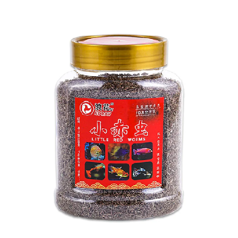 High quality manufacturer wholesale Freeze Dried Natural Fishing Bait  Red Worm Pesca Freeze Dried Natural Fishing Lures