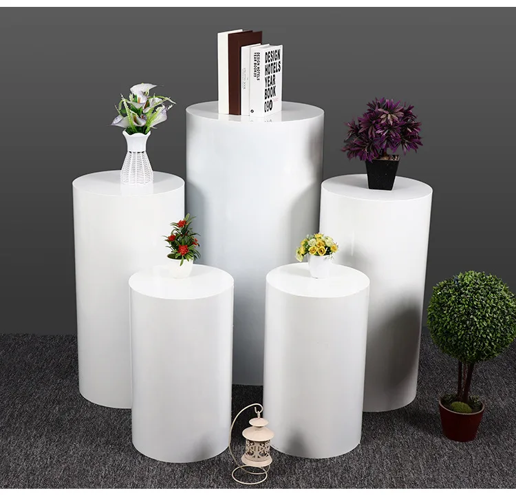 H05564 Customized Wedding Decoration Dessert Cake Stand Acrylic Cylinder Flower Display for Birthday