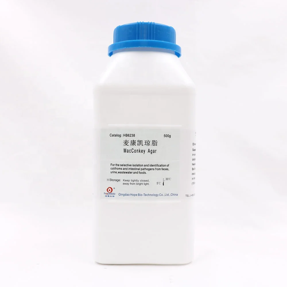Агар MacConkey используется для селективной изоляции и идентификации колифемов и кишечных патогенов