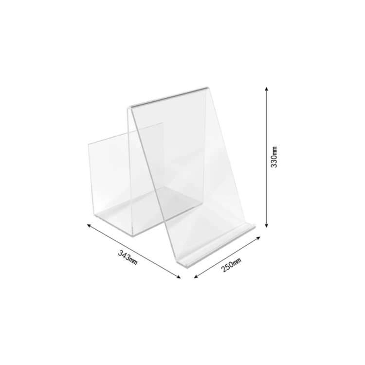 Фабричная цена изысканная акриловая черная поддон для рубашек на заказ