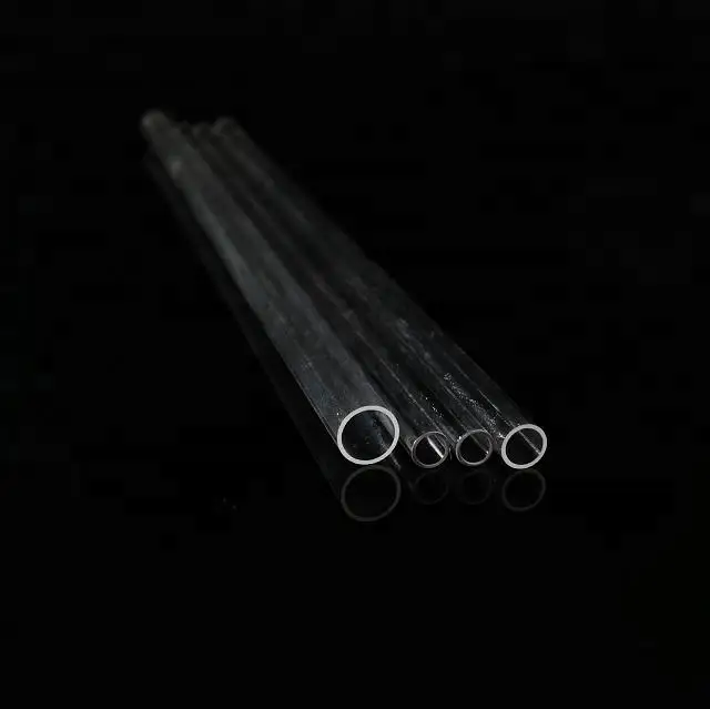 300mm Large diameter Fused Quartz Glass Pipe Tube rod bar