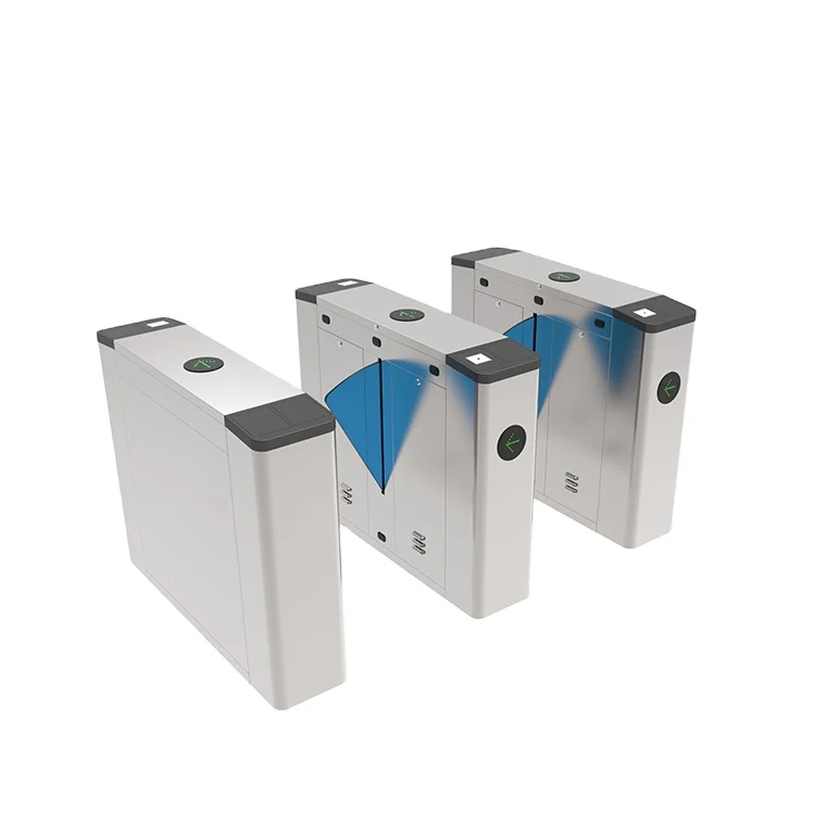 Automatic Flap Barrier NFC Access Control Turnstile Gate with High Speed Passage