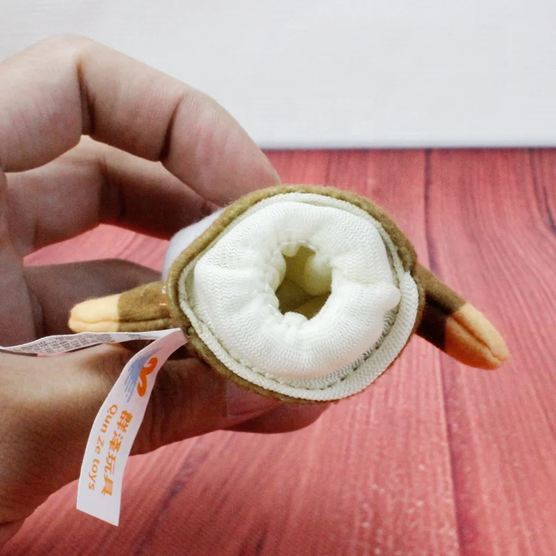 Factory Custom OEM 9cm Kids Educational Toys Hand Puppet Family Mother Father Characters Plush Finger Puppet Human Puppet